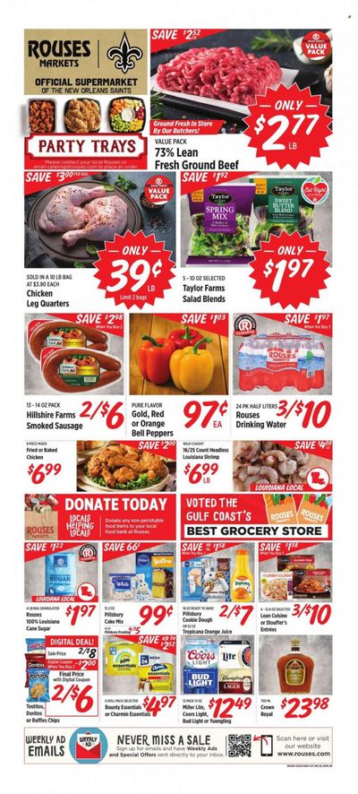 Rouses Markets (LA) Weekly Ad Flyer Specials December 6 to December 13, 2023