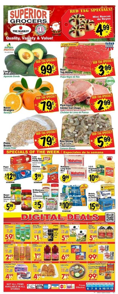 Superior Grocers (CA) Weekly Ad Flyer Specials December 6 to December 12, 2023
