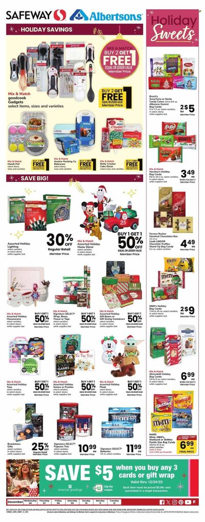 Safeway (CO, NE, NM, WY) Weekly Ad Flyer Specials December 6 to December 12, 2023