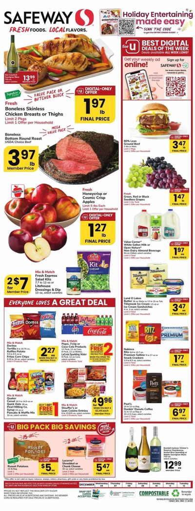 Safeway (CO) Weekly Ad Flyer Specials December 6 to December 12, 2023