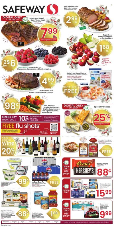 Safeway (CO) Weekly Ad Flyer Specials December 6 to December 12, 2023