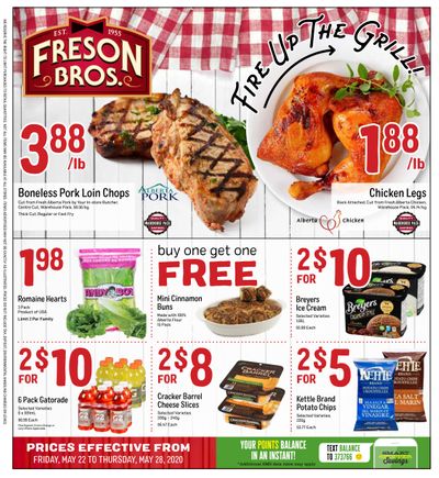 Freson Bros. Flyer May 22 to 28