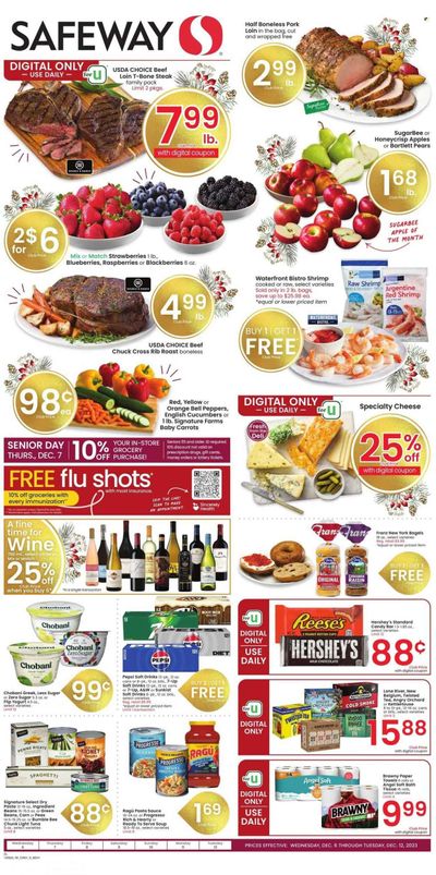 Safeway (MT) Weekly Ad Flyer Specials December 6 to December 12, 2023