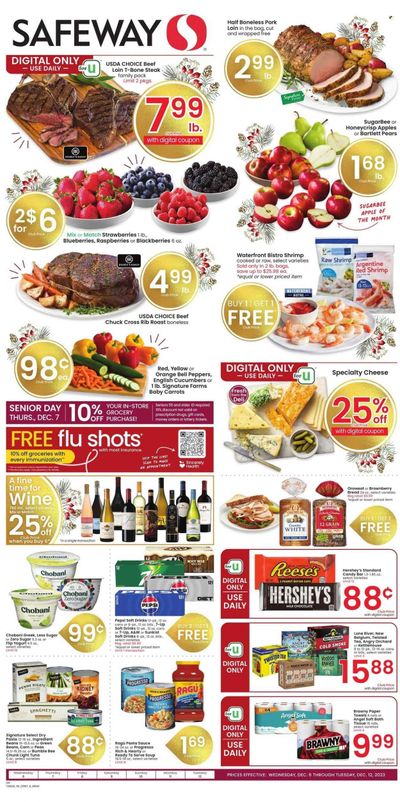 Safeway (MT) Weekly Ad Flyer Specials December 6 to December 12, 2023