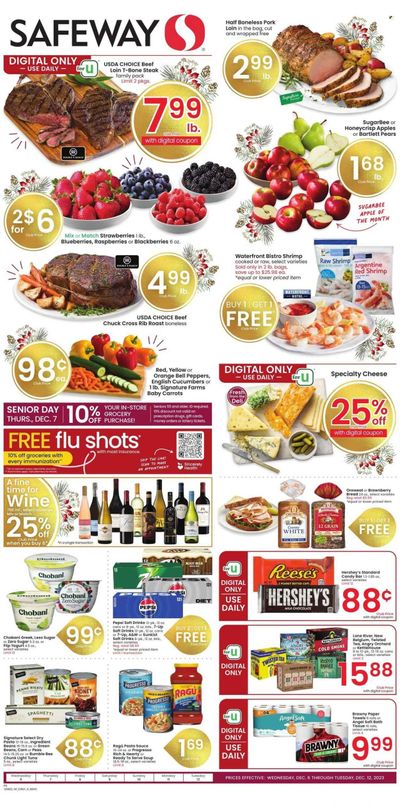 Safeway (MT) Weekly Ad Flyer Specials December 6 to December 12, 2023
