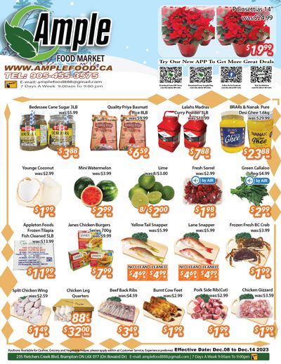 Ample Food Market (Brampton) Flyer December 8 to 14