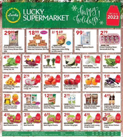 Lucky Supermarket (Calgary) Flyer December 8 to 14