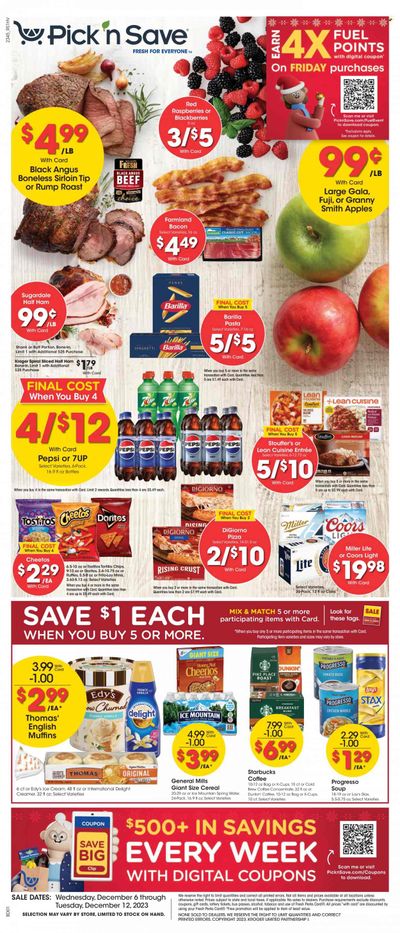 Pick ‘n Save (WI) Weekly Ad Flyer Specials December 6 to December 12, 2023