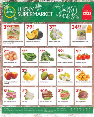 Lucky Supermarket (Winnipeg) Flyer December 8 to 14