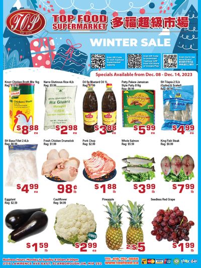 Top Food Supermarket Flyer December 8 to 14