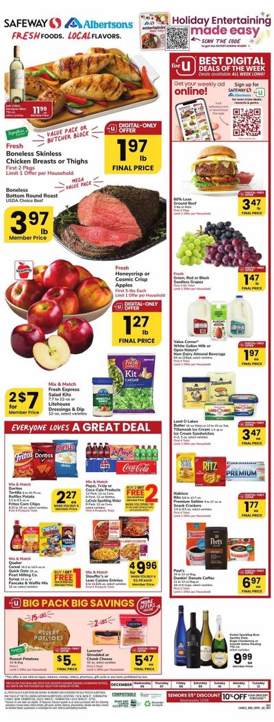 Safeway (NM) Weekly Ad Flyer Specials December 6 to December 12, 2023