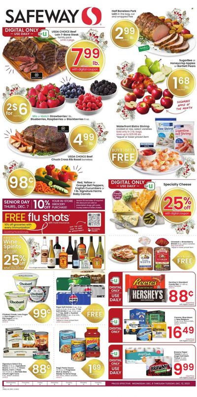 Safeway (WY) Weekly Ad Flyer Specials December 6 to December 12, 2023