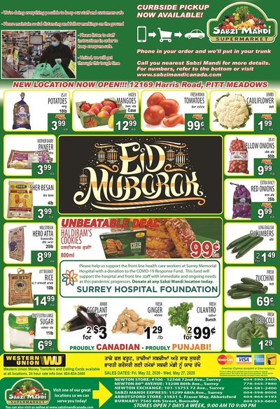 Sabzi Mandi Supermarket Flyer May 22 to 27