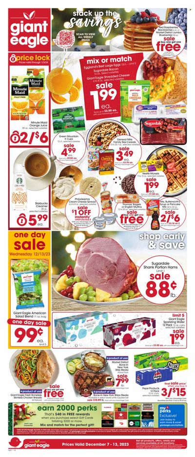 Giant Eagle (MD) Weekly Ad Flyer Specials December 7 to December 13, 2023