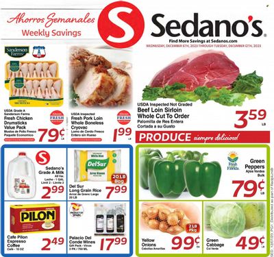 Sedano's (FL) Weekly Ad Flyer Specials December 6 to December 12, 2023