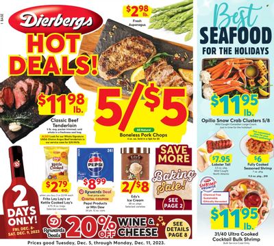 Dierbergs (IL, MO) Weekly Ad Flyer Specials December 5 to December 11, 2023
