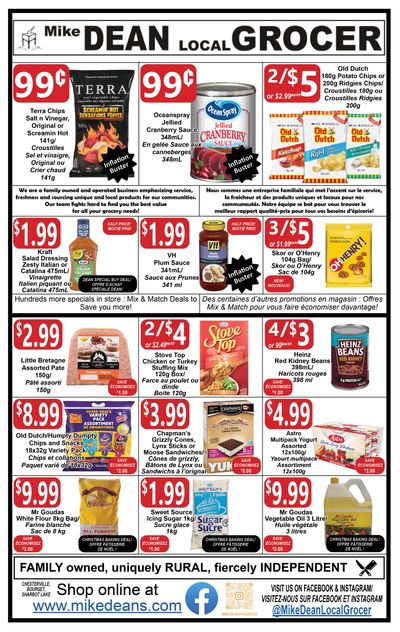 Mike Dean Local Grocer Flyer December 8 to 14