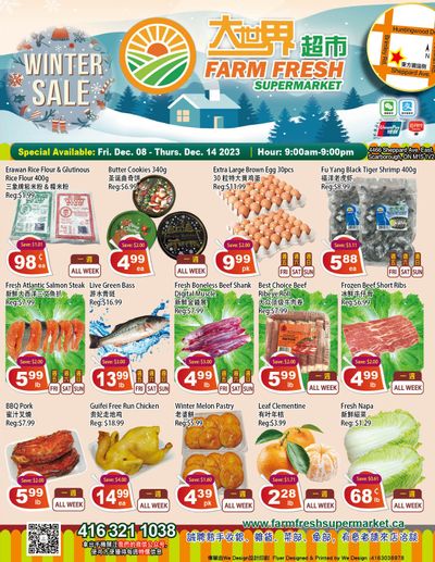 Farm Fresh Supermarket Flyer December 8 to 14