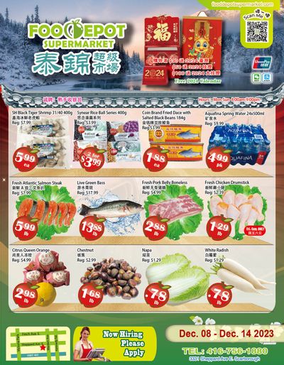 Food Depot Supermarket Flyer December 8 to 14