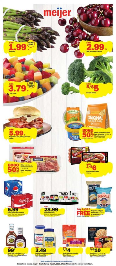 Meijer Weekly Ad & Flyer May 24 to 30