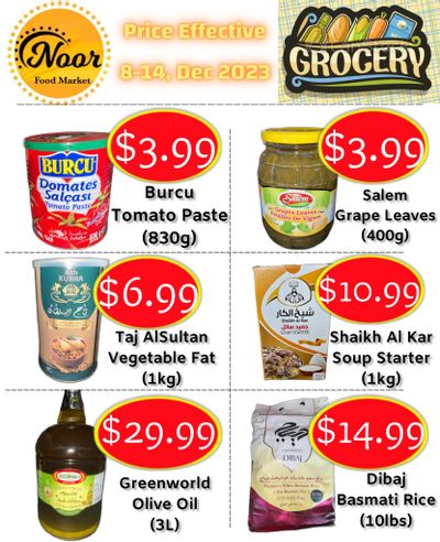 Noor Food Market Flyer December 8 to 14