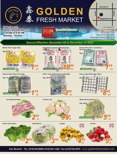 Golden Fresh Market Flyer December 8 to 14