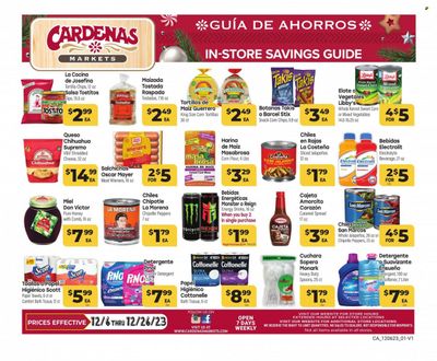 Cardenas (CA, NV) Weekly Ad Flyer Specials December 6 to December 26, 2023