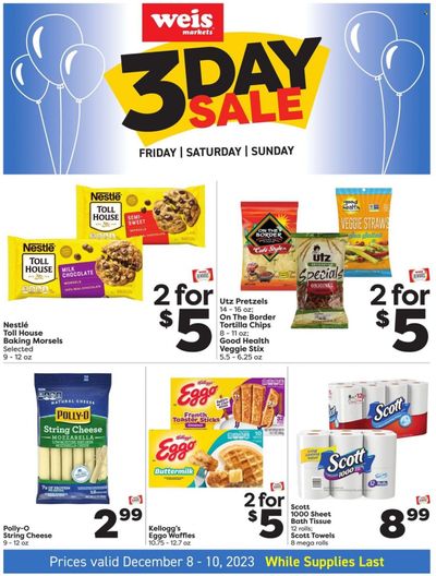 Weis (MD, NY, PA) Weekly Ad Flyer Specials December 8 to December 10, 2023