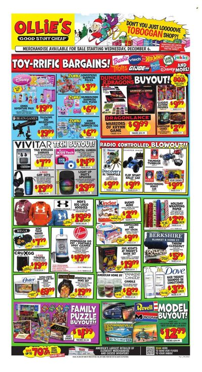Ollie's Bargain Outlet Weekly Ad Flyer Specials December 6 to December 13, 2023