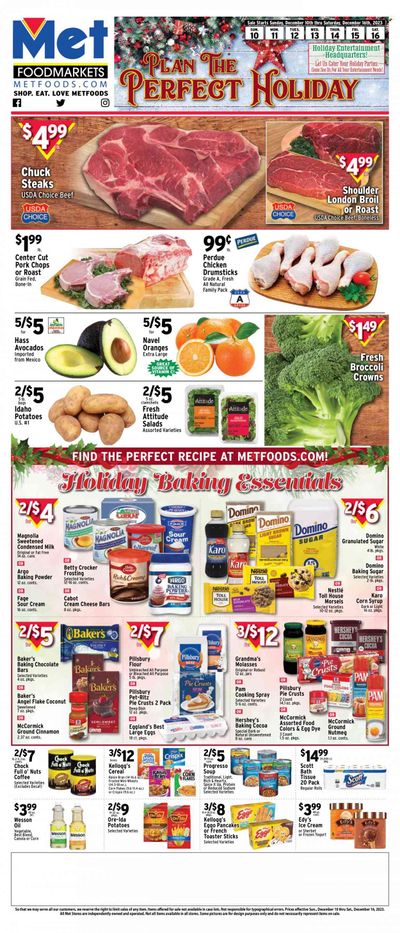 Met Foodmarkets Weekly Ad Flyer Specials December 10 to December 16, 2023