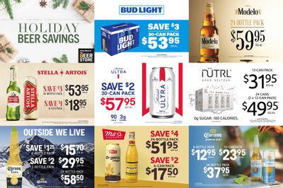 The Beer Store Flyer December 11 to 31