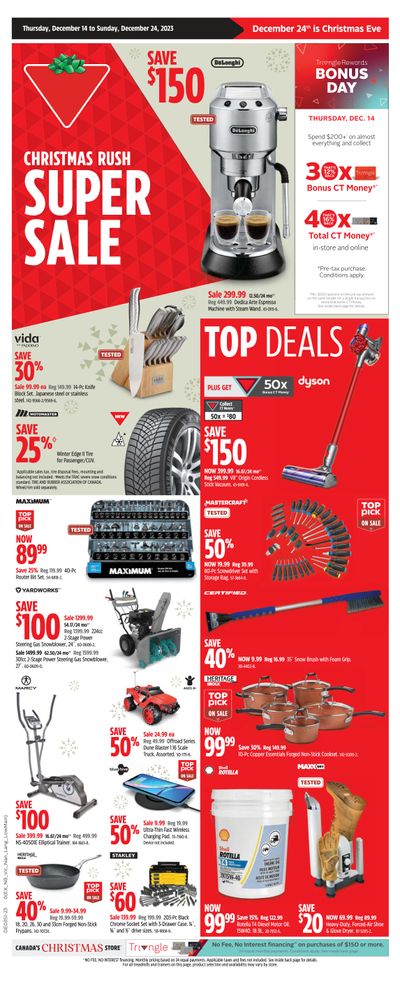 Canadian Tire (ON) Flyer December 14 to 24