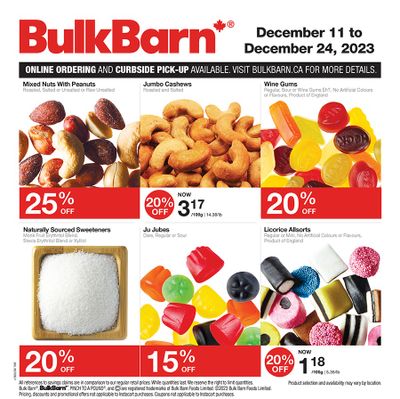 Bulk Barn Flyer December 11 to 24
