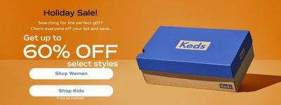 Keds Canada Holiday Sale: Get up to 60% off Select Styles