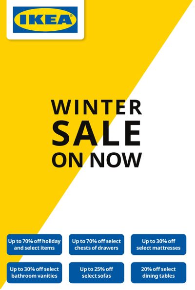 Ikea Winter Sale Flyer December 1 to January 7