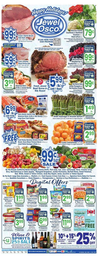 Jewel Osco (IL) Weekly Ad Flyer Specials December 13 to December 19, 2023