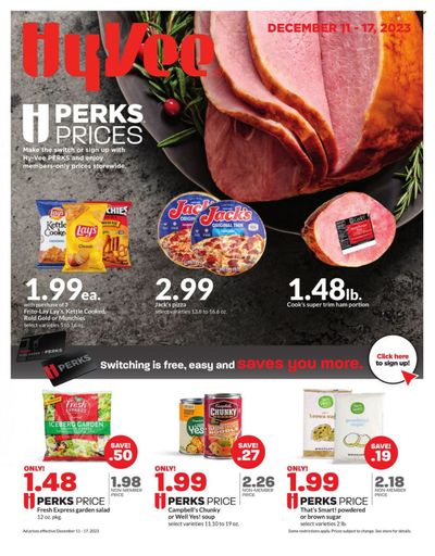 Hy-Vee (IA, IL, KS, MO) Weekly Ad Flyer Specials December 11 to December 17, 2023