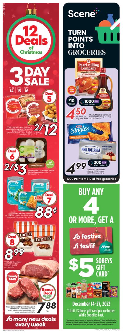 Sobeys (Atlantic) Flyer December 14 to 20