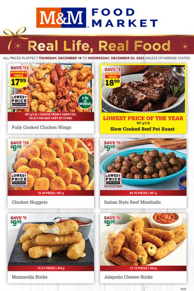 M&M Food Market (Atlantic & West) Flyer December 14 to 20