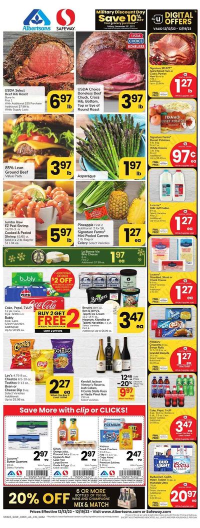 Safeway (NM) Weekly Ad Flyer Specials December 13 to December 19, 2023