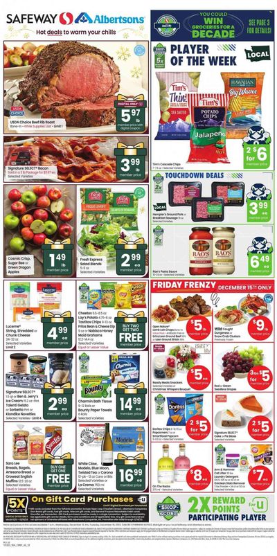 Safeway (WA) Weekly Ad Flyer Specials December 13 to December 19, 2023