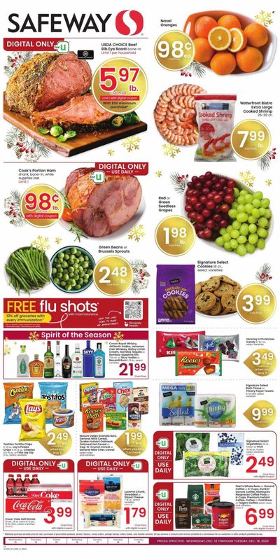 Safeway (WY) Weekly Ad Flyer Specials December 13 to December 19, 2023