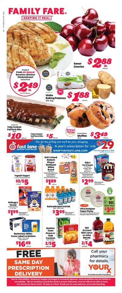 Family Fare Weekly Ad & Flyer May 24 to 30