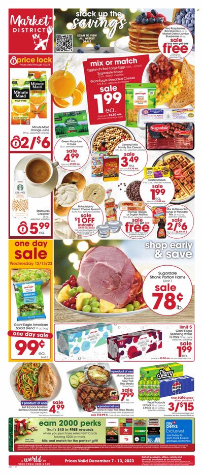Giant Eagle (OH) Weekly Ad Flyer Specials December 7 to December 13, 2023