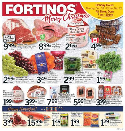 Fortinos Flyer December 14 to 20