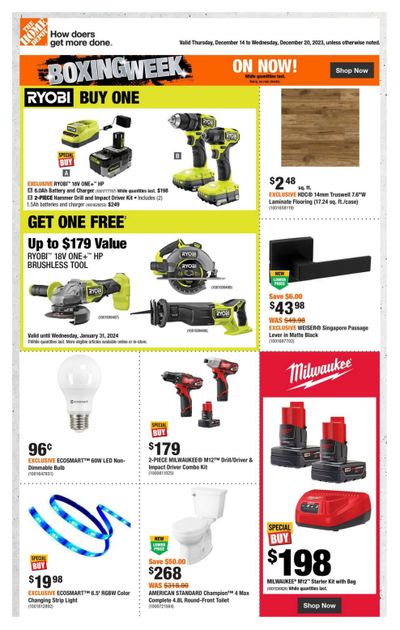 Home Depot (BC) Flyer December 14 to 20
