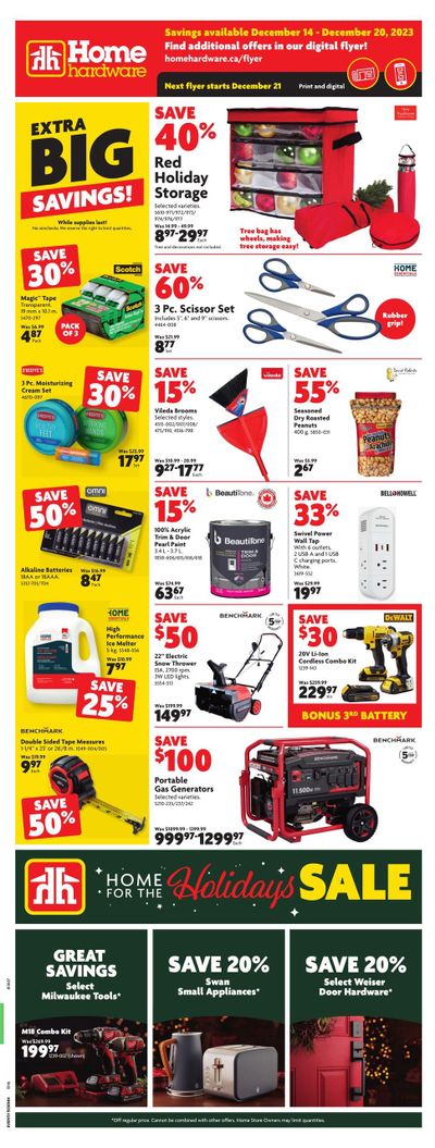Home Hardware (ON) Flyer December 14 to 20