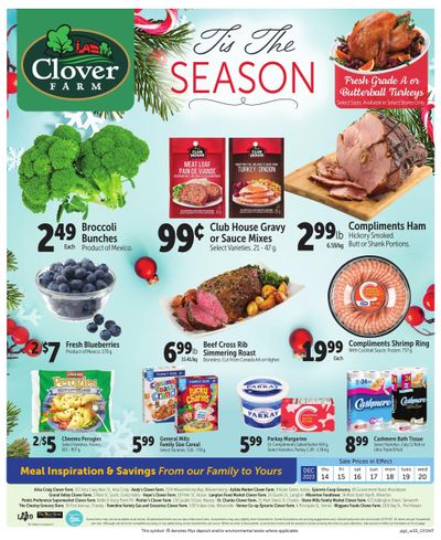 Clover Farm (ON) Flyer December 14 to 20