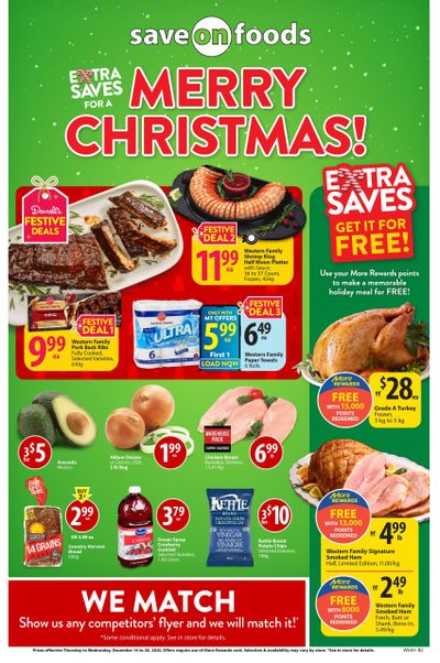 Save On Foods (AB) Flyer December 14 to 20