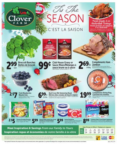 Clover Farm (Atlantic) Flyer December 14 to 20